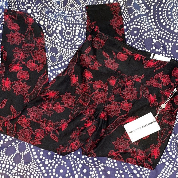 DKNY Sport Sumatra Printed High-Waist Leggings - Picture 3 of 9